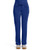 Cherokee Infinity Women's Round Neck Scrub Top and Straight Leg Scrub Pants - Straight Leg Scrub Pants - Galaxy Blue