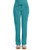 Cherokee Infinity Women's Round Neck Scrub Top and Straight Leg Scrub Pants - Straight Leg Scrub Pants - Teal Blue
