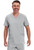 Cherokee Infinity Men's V-Neck Scrub Top and Fly Front Scrub Pants - V-Neck Scrub Tops - Grey