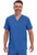 Cherokee Infinity Men's V-Neck Scrub Top and Fly Front Scrub Pants - V-Neck Scrub Tops - Royal