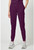 Dickies Forge Women's Petite Mid Rise Cargo Jogger Scrub Pants - Wine