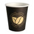 10 Oz Black Coffee Design Hot Paper Cups