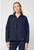 Dickies Forge Women's Scrub Jackets - Snap Front - Shirt Collar - Navy