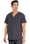 Dickies EDS Signature Men's V-Neck Scrub Top and Zip Fly Pull-On Scrub Pants - V-Neck Scrub Tops - Pewter