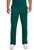 Dickies EDS Essentials Men's V-Neck Scrub Top and Drawstring Scrub Pants - Drawstring Scrub Pants - Hunter Green