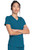 Dickies Balance Women's V-Neck Scrub Top and Tapered Leg Pull-On Scrub Pants - V-Neck Scrub Tops - Caribbean Blue