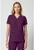 Dickies Forge Women's V-Neck Scrub Top and Straight Leg Scrub Pants - V-Neck Scrub Tops - Wine