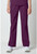Dickies Forge Women's V-Neck Scrub Top and Straight Leg Scrub Pants - Straight Leg Cargo Scrub Pants - Wine