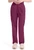 Dickies EDS Signature Women's Petite and Tall Scrub Pants - Petite Tapered Leg Pull-On - 28 Inch Inseam - Wine