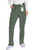 Dickies EDS Essentials Women's Petite and Tall Scrub Pants - Petite Tapered Leg Pull-On - 27 1/2 Inch Inseam - Olive