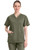 Dickies EDS Signature Women's Scrub Tops and Scrub Pants - V-Neck Scrub Tops - Olive