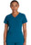 Dickies EDS Essentials Women's Mock Wrap Scrub Top - Caribbean Blue