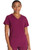 Dickies EDS Essentials Women's Mock Wrap Scrub Top - Wine