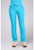 Med Couture Insight Women's Petite and Tall Zipper Scrub Pants - Petite - 28 1/2 Inch Inseam - Turquoise