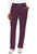 Med Couture Insight Women's Petite and Tall Zipper Scrub Pants - Petite - 28 1/2 Inch Inseam - Wine