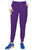 Med Couture Insight Women's Petite and Tall Jogger Scrub Pants - Tall - 31 Inch Inseam - Grape