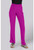 Med Couture Insight Women's Mid Rise Flare Leg Scrub Pants - Back to the Fuschia