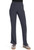 Med Couture Insight Women's Mid Rise Flare Leg Scrub Pants - Pewter