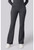 Med Couture Insight Women's Petite High Rise Flare Leg Scrub Pants - Pewter