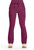 Healing Hands Quest Women's 6 Pocket Flare Leg Scrub Pants - Wine