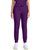 Healing Hands Quest Women's Bekah Petite Mid Rise Jogger Scrub Pants - Eggplant