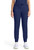 Healing Hands Quest Women's Bekah Petite Mid Rise Jogger Scrub Pants - Navy