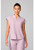 Healing Hands Quest Women's Mandarin Collar Scrub Top - Pink Pearl
