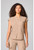 Healing Hands Quest Women's Mandarin Collar Scrub Top - Desert Taupe