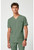 Healing Hands Quest Men's V-Neck Scrub Top - Acadia Green