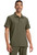 Healing Hands Quest Men's 3 Pocket Polo Collar Scrub Top - Olive