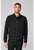 Healing Hands Quest Men's Mock Neck Chest Pocket Scrub Jacket - Black