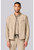 Healing Hands Quest Men's Mock Neck Chest Pocket Scrub Jacket - Desert Taupe