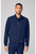 Healing Hands Quest Men's Mock Neck Chest Pocket Scrub Jacket - Navy