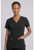 Healing Hands Quest Women's 2 Pocket V-Neck Scrub Top - Black