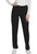 Cherokee Workwear Originals Ultra Women's Petite and Tall Pull-On Slim Leg Cargo Scrub Pants - Petite - 28 1/2 Inch Inseam - Black