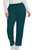 Cherokee Workwear Originals Ultra Women's Petite and Tall Pull-On Slim Leg Cargo Scrub Pants - Tall - 34 Inch Inseam - Caribbean Blue