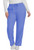 Cherokee Workwear Originals Ultra Women's Petite and Tall Pull-On Slim Leg Cargo Scrub Pants - Tall - 34 Inch Inseam - Ciel Blue