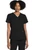 Cherokee Workwear Originals Ultra Women's Shirttail Hem V-Neck Scrub Top - Black