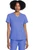 Cherokee Workwear Originals Ultra Women's Shirttail Hem V-Neck Scrub Top - Ciel Blue