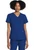 Cherokee Workwear Originals Ultra Women's Shirttail Hem V-Neck Scrub Top - Galaxy Blue