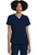 Cherokee Workwear Originals Ultra Women's Shirttail Hem V-Neck Scrub Top - Navy