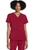Cherokee Workwear Originals Ultra Women's Shirttail Hem V-Neck Scrub Top - Red
