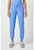 Cherokee Workwear Originals Ultra Women's Petite and Tall Mid Rise Jogger Scrub Pants - Petite - 26 Inch Inseam - Ciel Blue