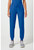 Cherokee Workwear Originals Ultra Women's Petite and Tall Mid Rise Jogger Scrub Pants - Petite - 26 Inch Inseam - Royal