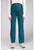 Cherokee Workwear Originals Ultra Maternity Petite and Tall Straight Leg Scrub Pants - Petite - 27 1/2 Inch Inseam - Caribbean Blue