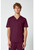 Cherokee Workwear Revolution Men's Tuckable V-Neck Scrub Top - Wine
