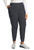 Cherokee Workwear Revolution Women's Petite and Tall Mid Rise Jogger Scrub Pants - Tall - 31 1/2 Inch Inseam - Pewter