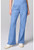 Cherokee Workwear Revolution Women's Flare Leg Cargo Scrub Pants - Ciel Blue