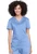 Cherokee Workwear Revolution Women's Tuckable One Pocket V-Neck Scrub Top - Ciel Blue