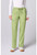 Cherokee Workwear Revolution Women's Petite 12 Pocket Straight Leg Scrub Pants - Cucumber